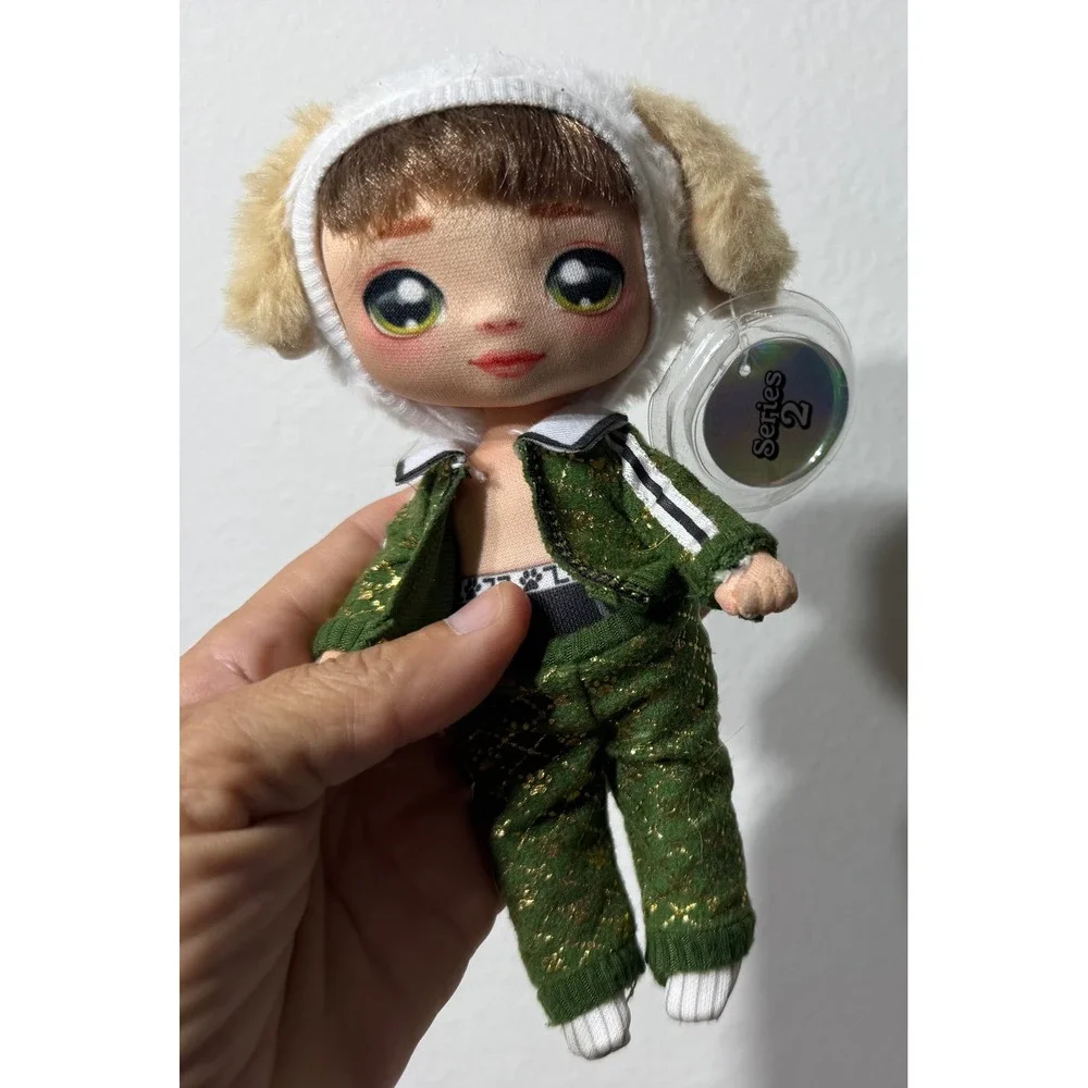 Na Na Na Surprise Series 2 Dolls Boy Puppy Green Tracksuit Girl Cow Pink Dress